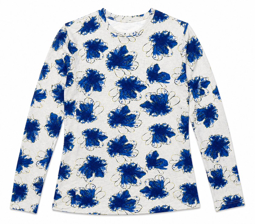 Printed Ribbed Tees
