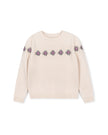 Dear - Knit Embroidery Sweater