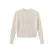 Braided Detail Logo Sweater