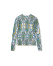 Paisley Ribbed Knit Top