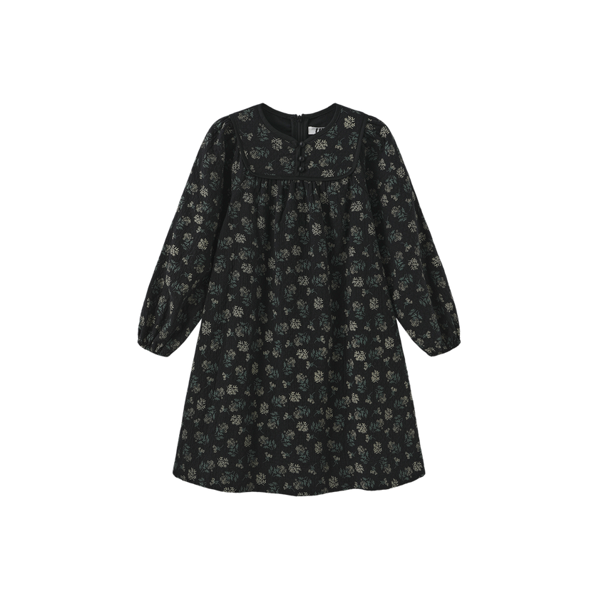 Soft Quilted Floral Dress