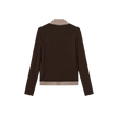 Contrast Tank Cardigan