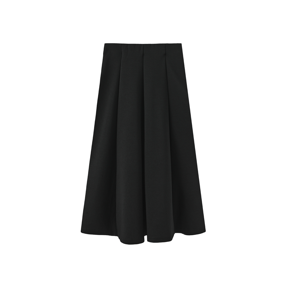 Sweatshirt Paneled Midi Skirt