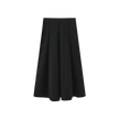 Sweatshirt Paneled Midi Skirt