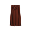 Self Tie Pleated Skirt