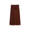 Self Tie Pleated Skirt