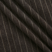 Scallop Detailed Pinstripe Skirt