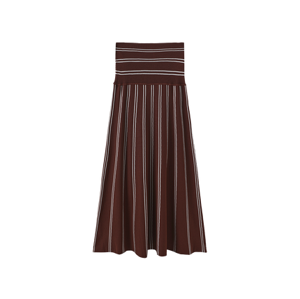 Liot Knit Stripe Skirt