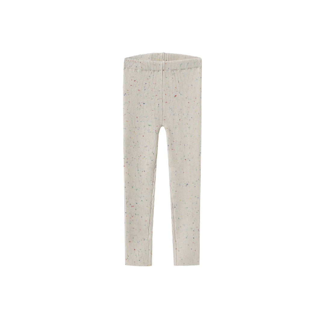 Marled Knit Scalloped Trim Set