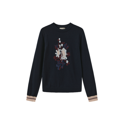 Rustic Flower Sweater