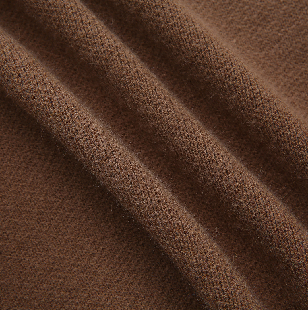 York Trimmed Knit Turtleneck Sweater