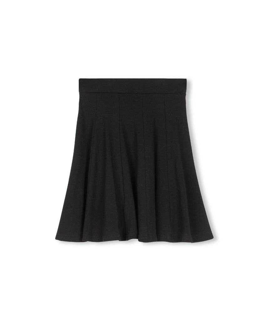 Cotton Panel Skirt