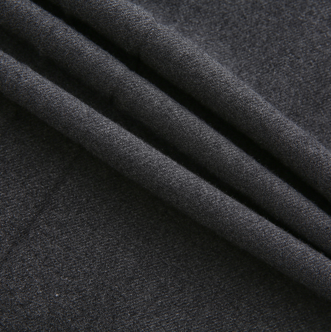 Wool Pleated Belted Skirt