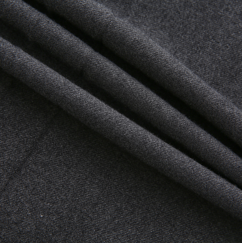 Wool Pleated Belted Skirt