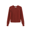 Cable Knit Ribbed Sweater