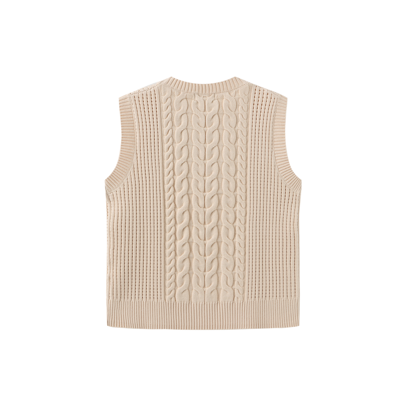 Knit Detailed Vest