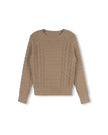 Yarrow Cable Knit Turtleneck Sweater