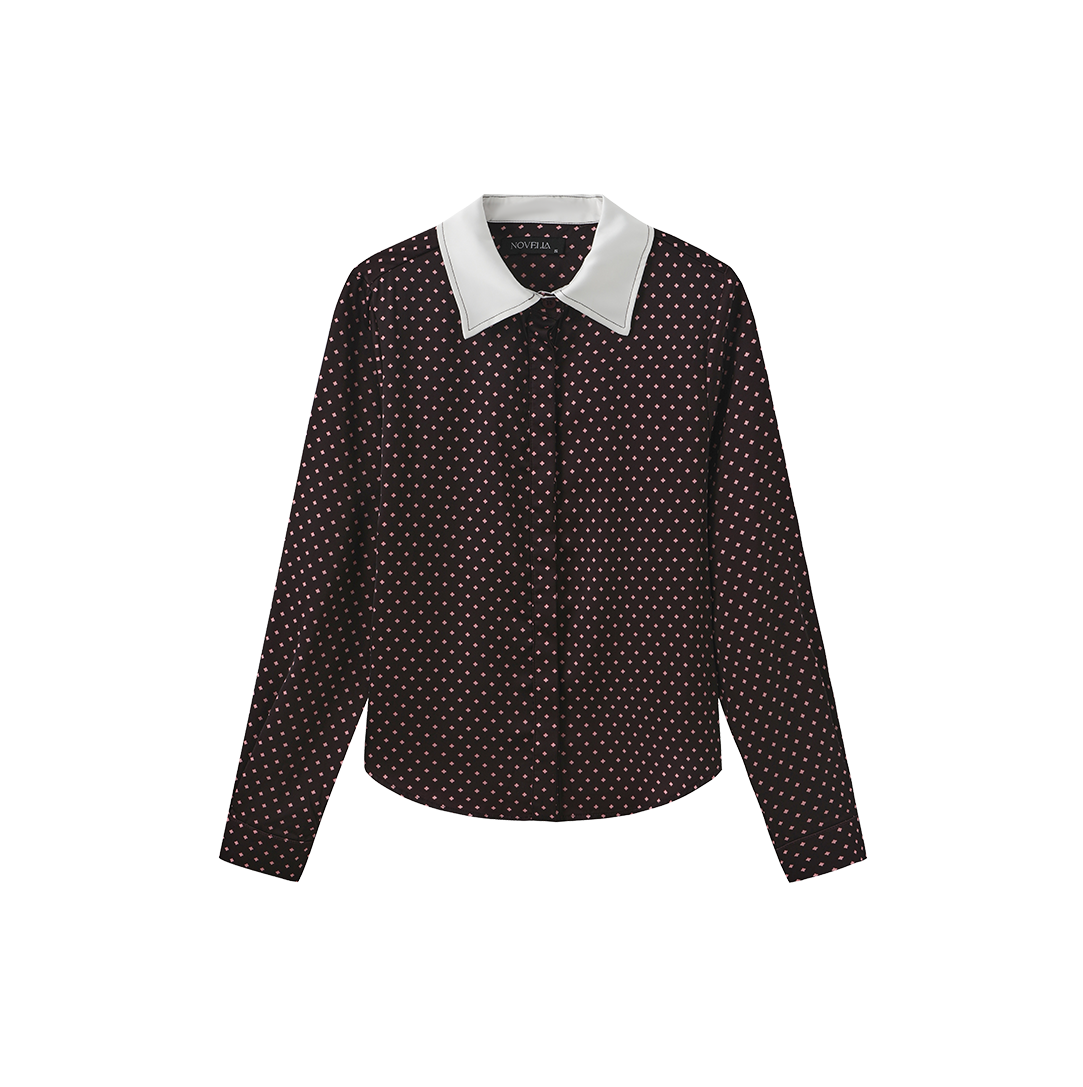 Harley Silk Print Button Down Shirt