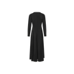 Silk Seam Detailed A-Line Dress