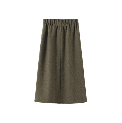 Chlo Wool Midi Skirt