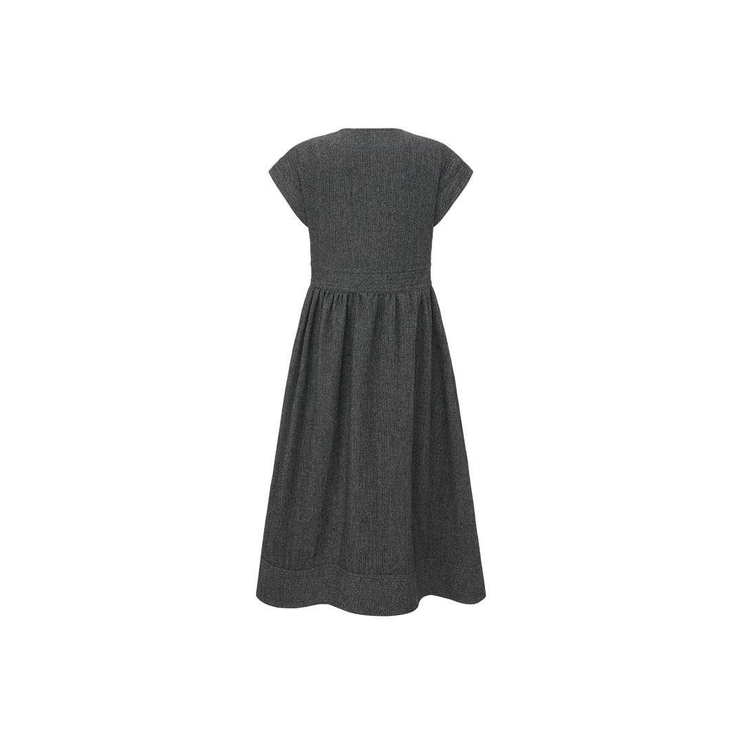 Off Shoulder Zipper Midi Jumper