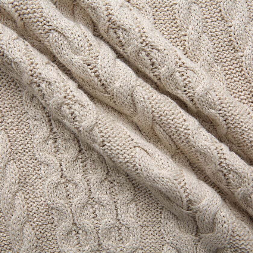 Cable Knit Ribbed Sweater