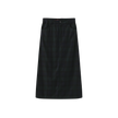 Plaid Front Fly Skirt