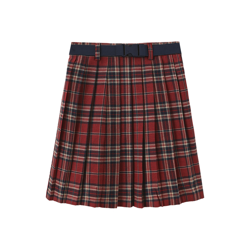 Prim Plaid Skirt