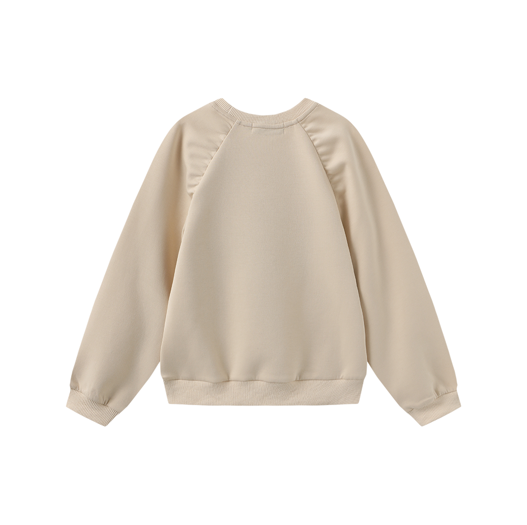 Gathered Shoulder Seam Sweatshirt