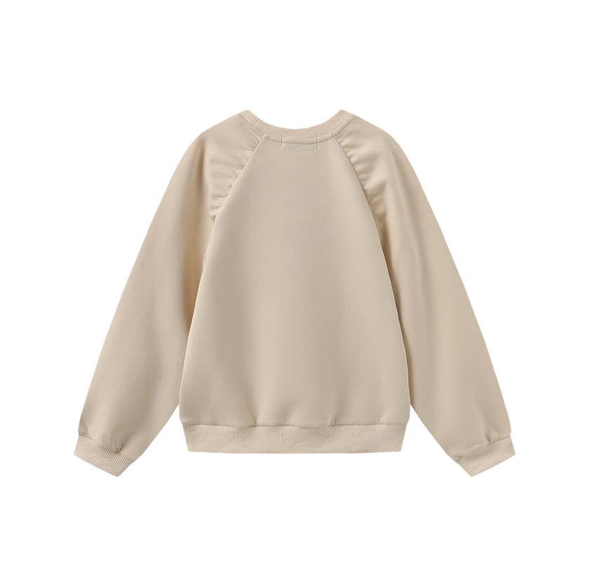 Gathered Shoulder Seam Sweatshirt
