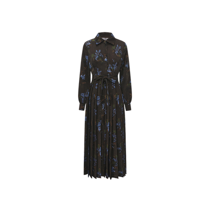 Printed Belted Dress
