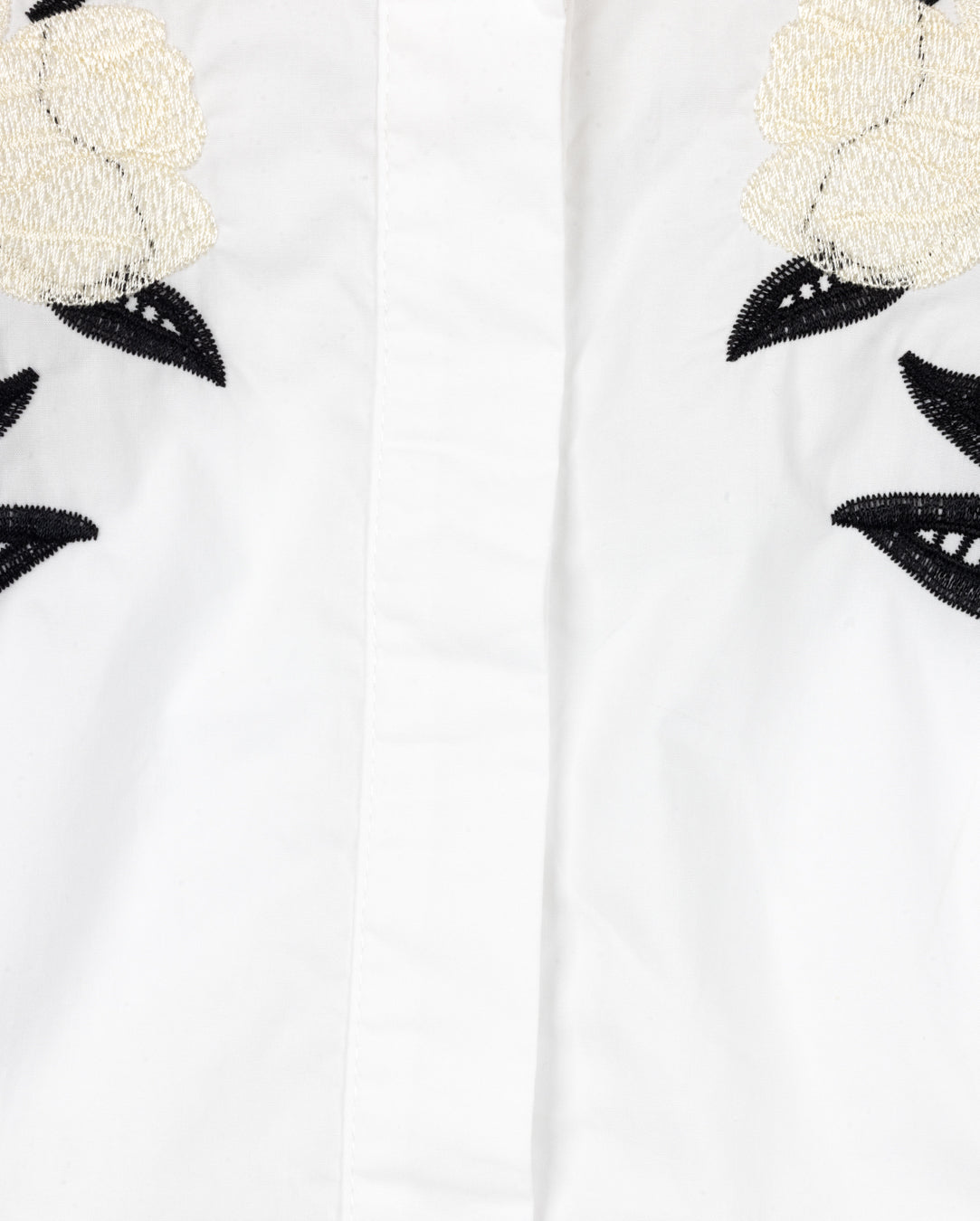 Poplin Embroidered Blouse