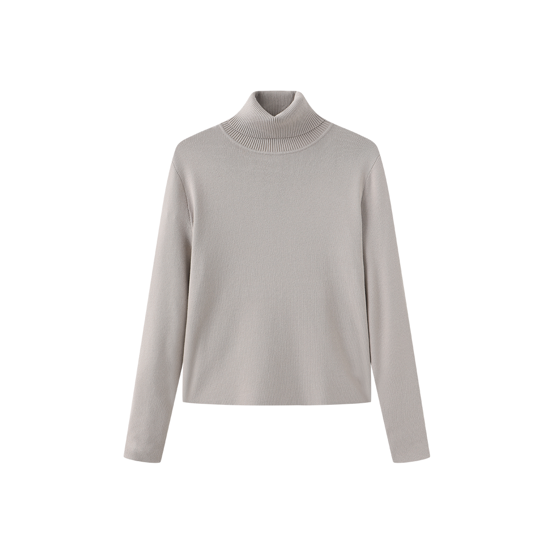 Fullin Silk Knit Turtleneck