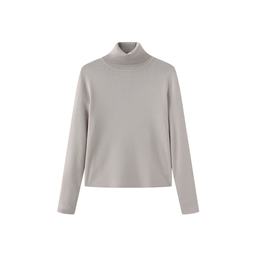 Fullin Silk Knit Turtleneck