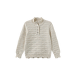 Marled Knit Scallop Trim Sweater