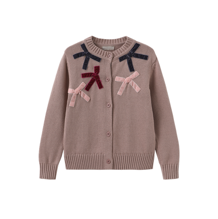 Bows Printed Cardigan