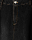 Washed Denim Skirt