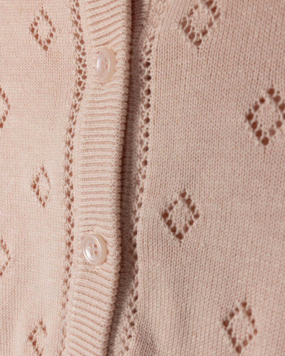 Tip Pointelle Cardigan