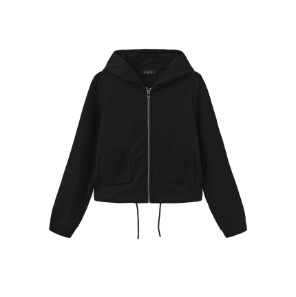 Drawstring Zip Up