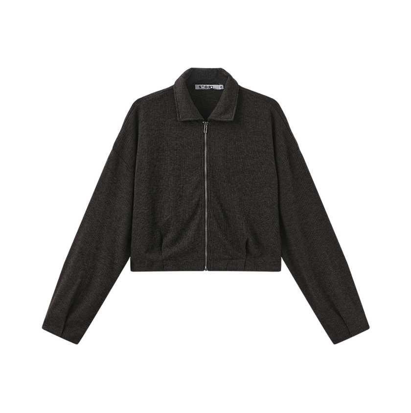 Soft Stretched Crop Jacket