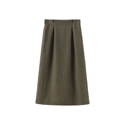 Chlo Wool Midi Skirt