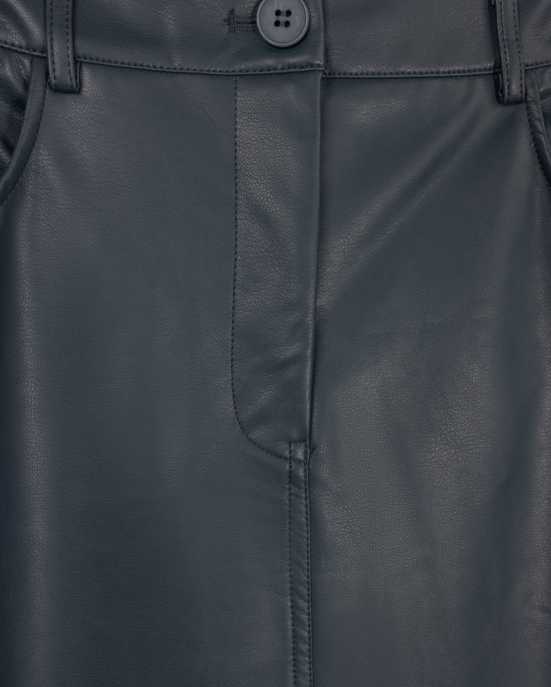 Alhama Leather Straight Maxi Skirt