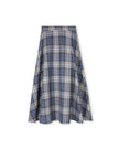 Plaid Flare Skirt