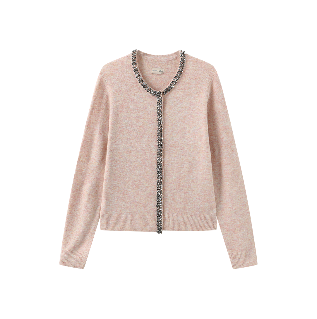 Studded Knit Cardigan