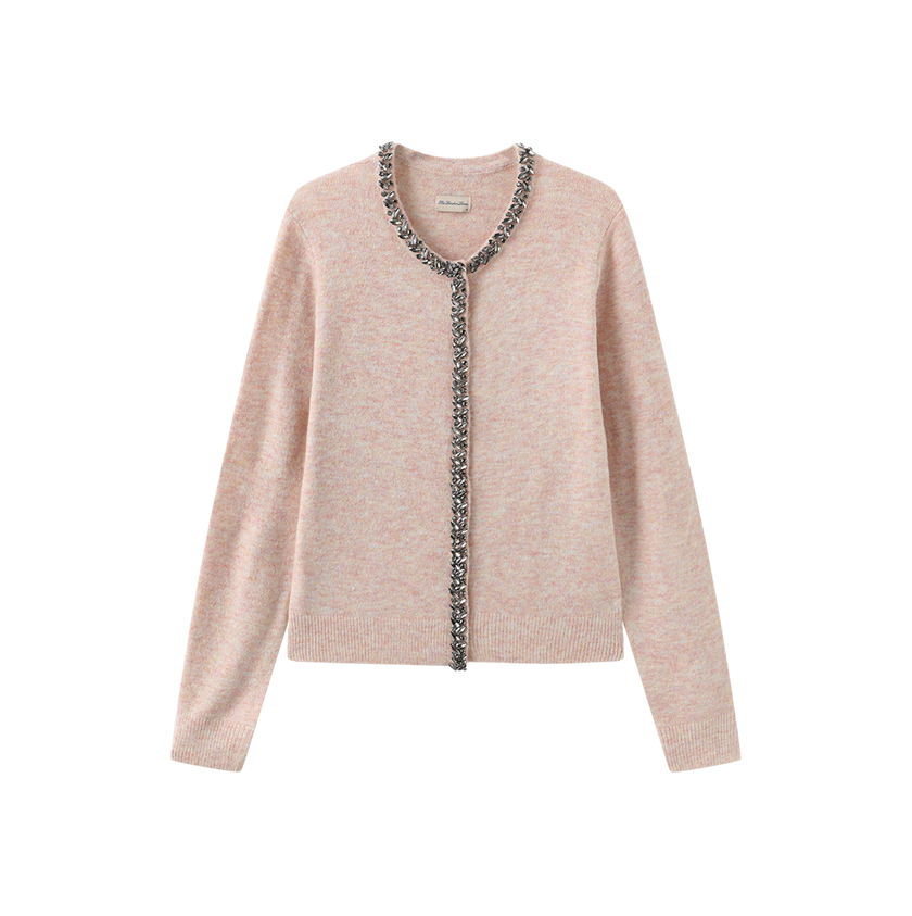 Studded Knit Cardigan