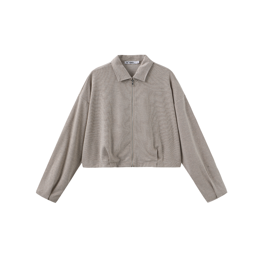 Soft Stretched Crop Jacket