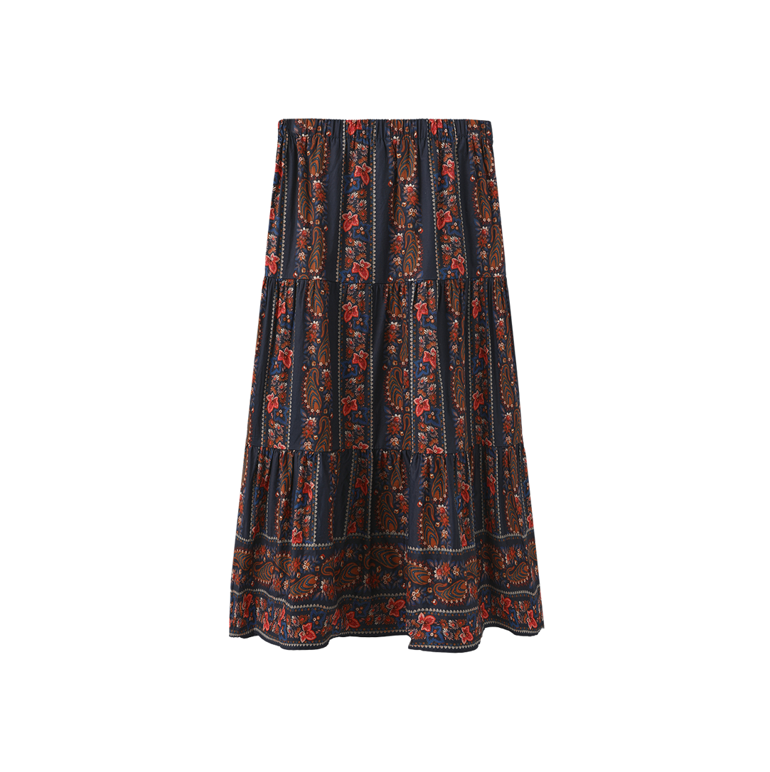 Suzie Printed Tiered Skirt