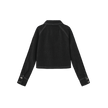 Layering Cropped Raw Edge Shirt