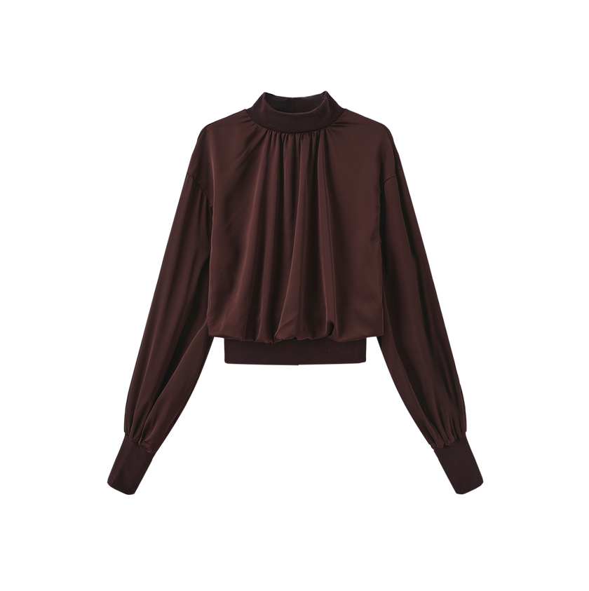 Hypnotic Knit Silk Top