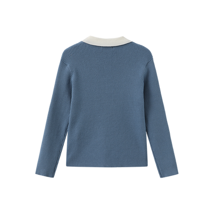 Palli Ribbed Collared Sweater